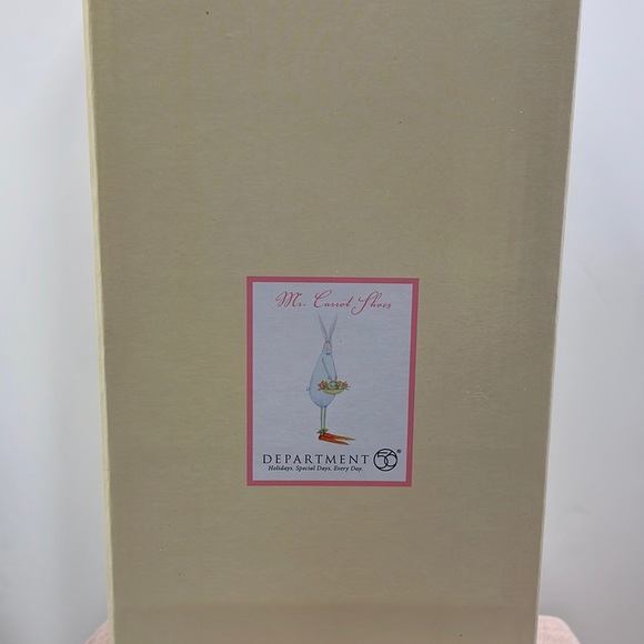 Department 56 Other - Krinkles by Patience Brewster Easter figurine - Mr. Carrot shoes